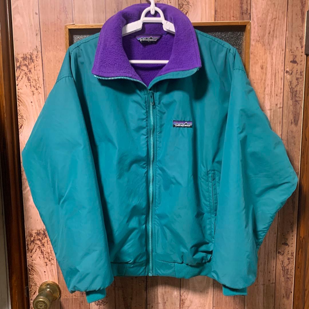 レア　patagonia 80s シェルドシンチラ ターコイズ