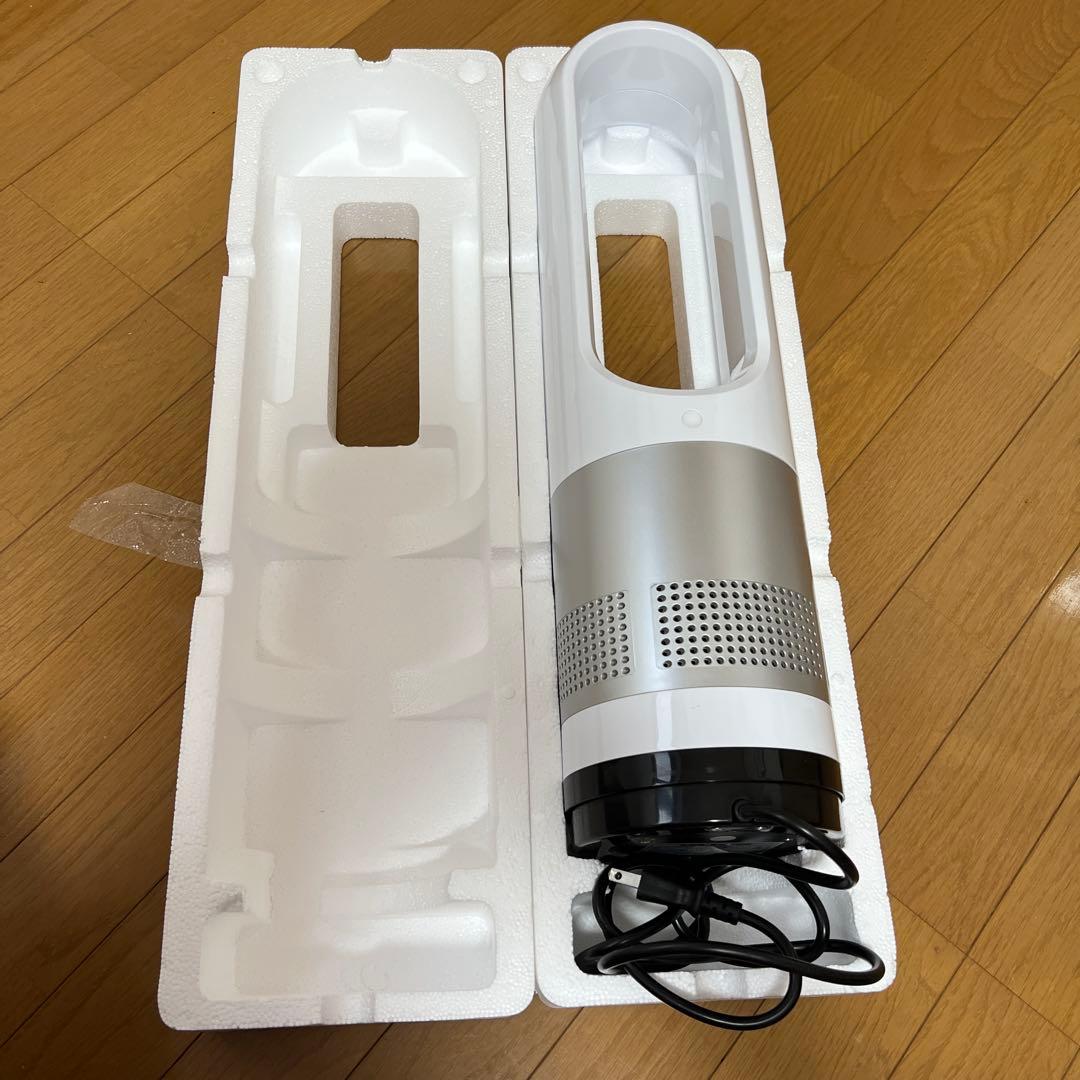 シルバー/ホワイト 冷風機 静音設計