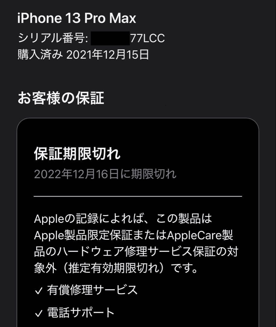 iPhone 13 Pro MAX グラファイト 256GB