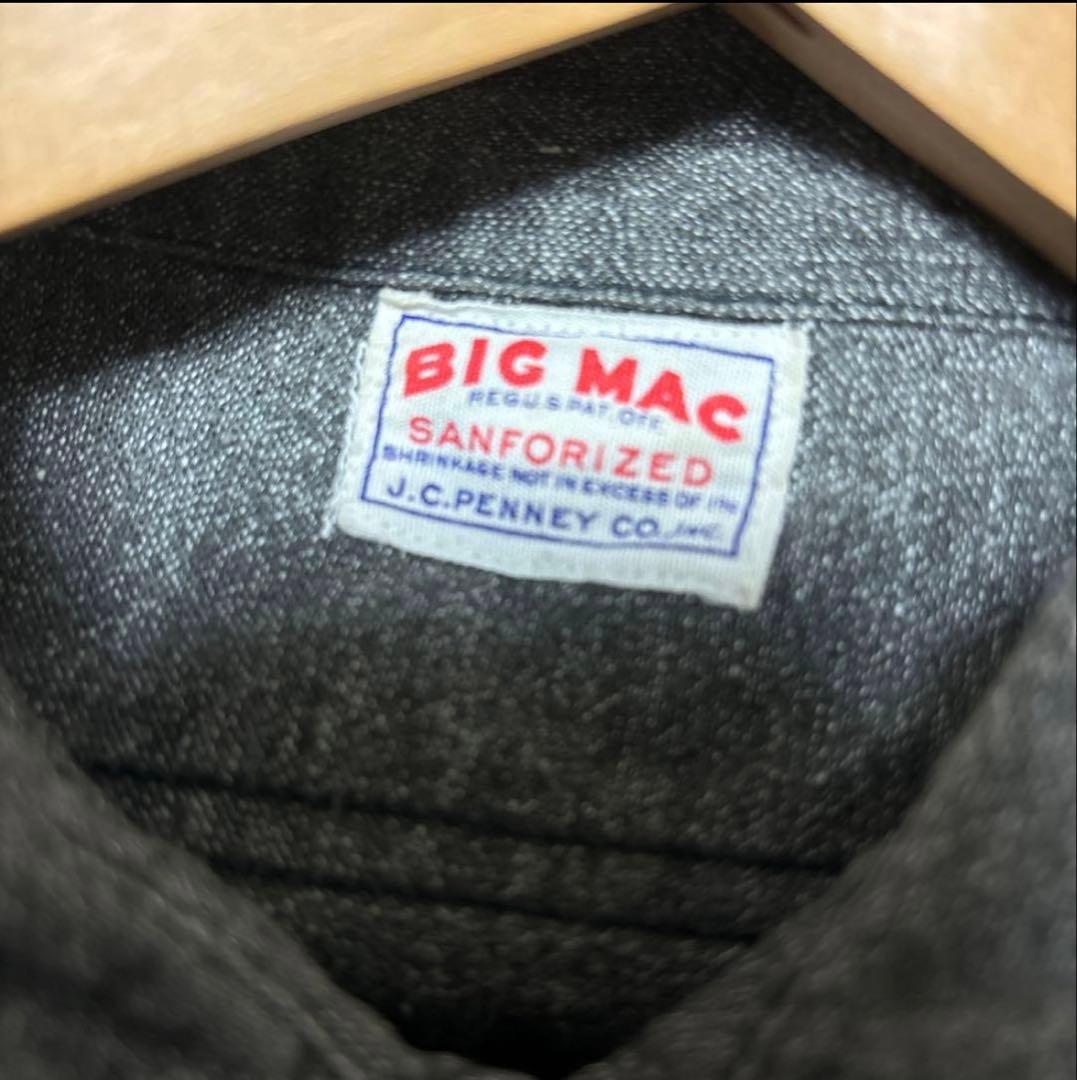 50s BIG MAC ブラックシャンブレー 美品 JC PENNEY