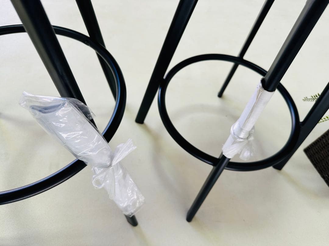 ハイテーブル 丸型 スチールフレームセット