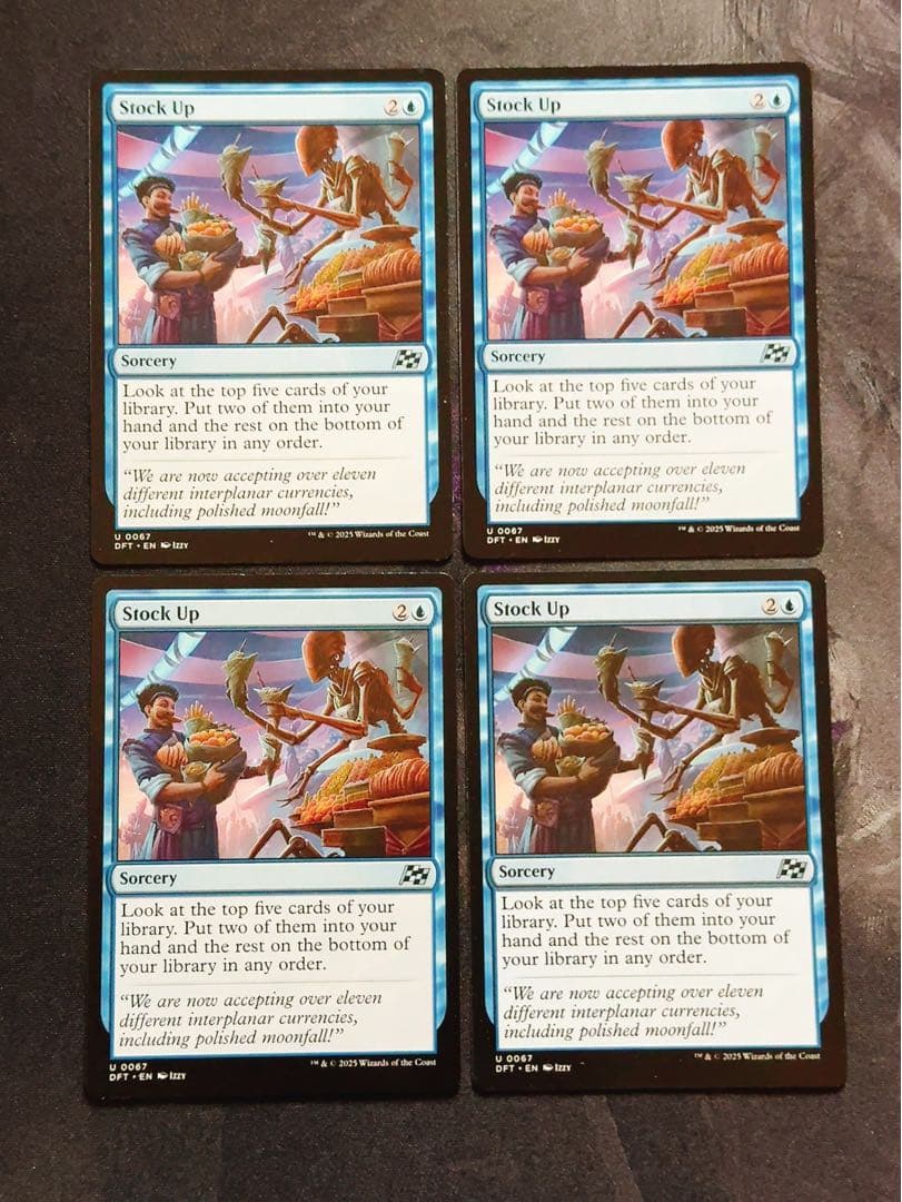 食糧補充　英語　4枚セット