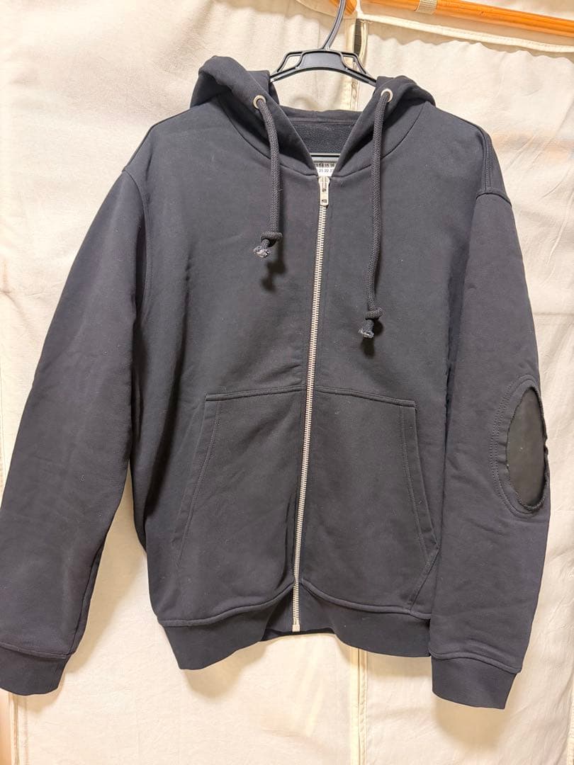 Maison Margiela エルボーパッチ ジップパーカー46(タグ有り)