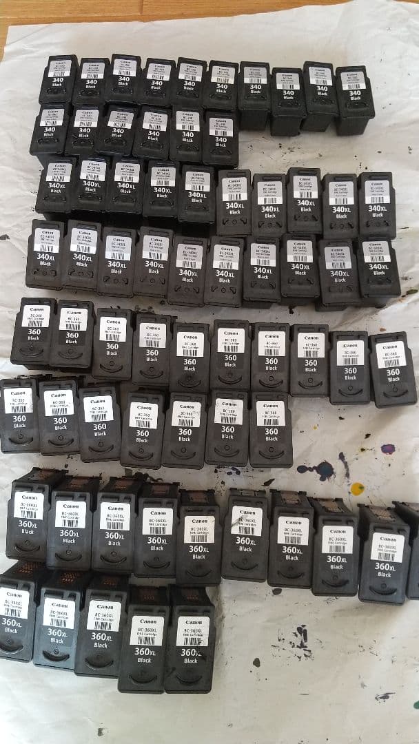 キャノン Canon 使用済み インクカートリッジ 純正 360 340