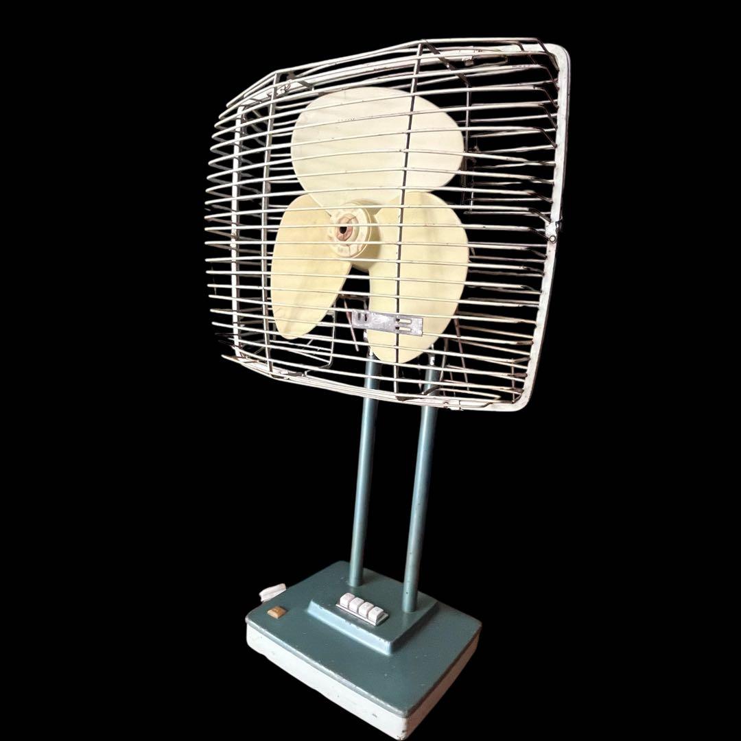 希少❗️レトロ扇風機　三菱RM-10A 四角