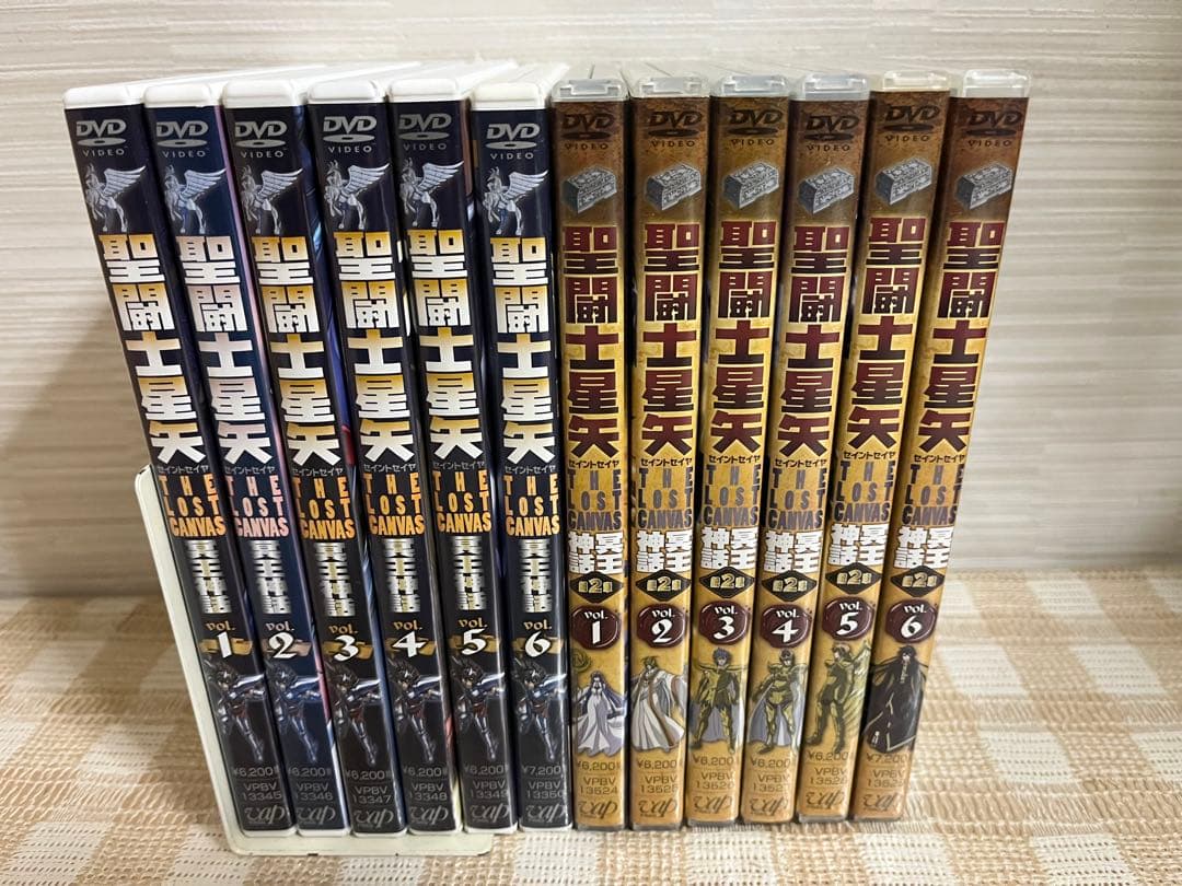 聖闘士星矢 THE LOST CANVAS冥王神話　1＋2章 全12巻 DVD