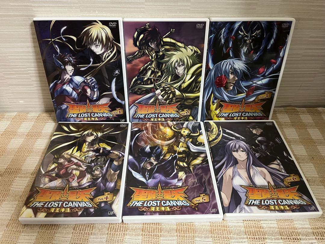 聖闘士星矢 THE LOST CANVAS冥王神話　1＋2章 全12巻 DVD