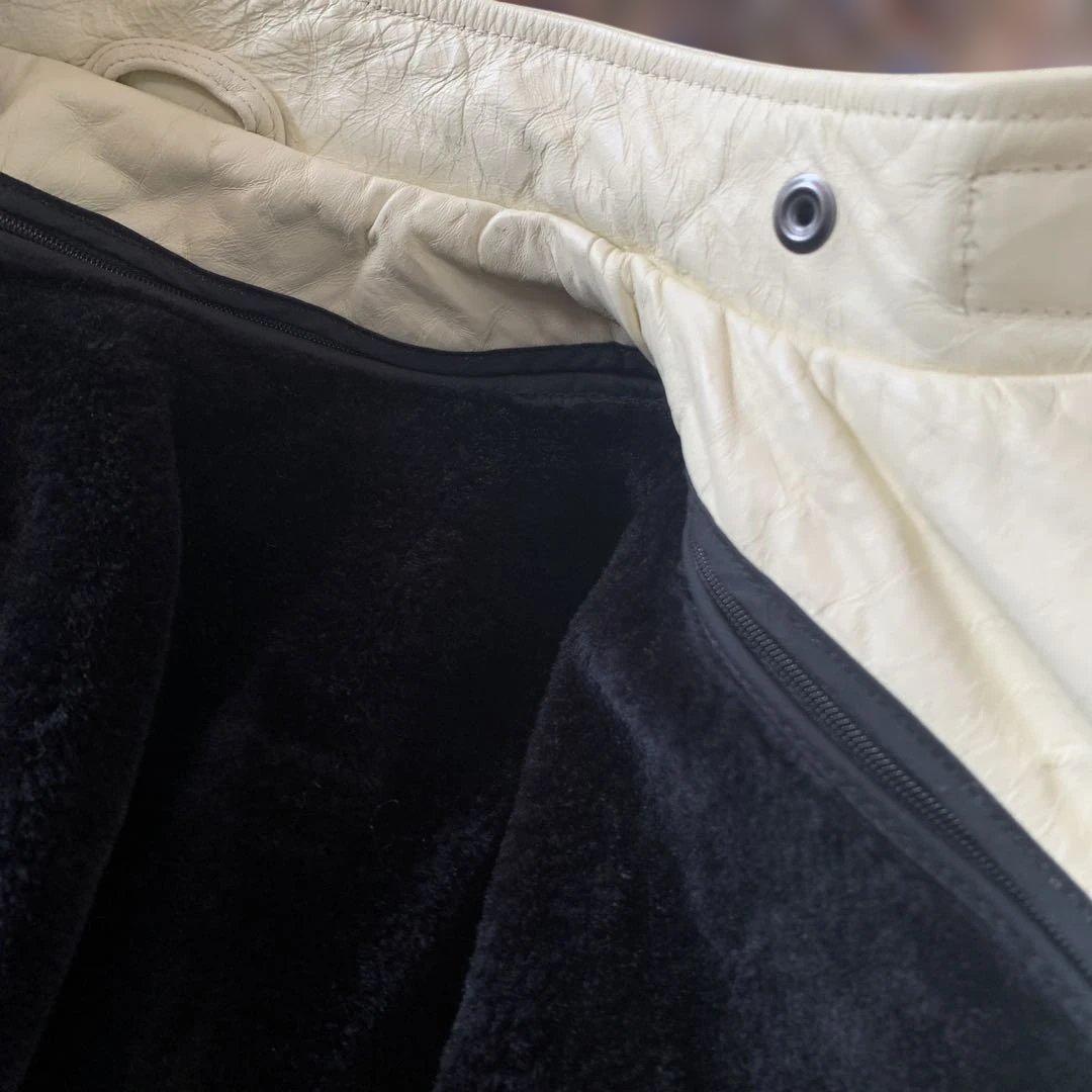 極美品　リューグー　馬革 シングルライダースジャケット　ライナー付き