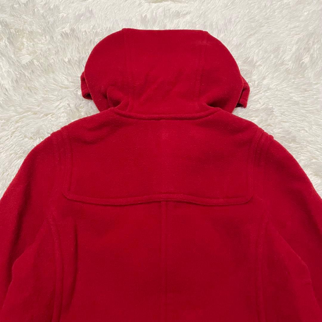 未使用　バーバリーロンドン　ノバチェック　ダッフルコート　デッドストック　赤