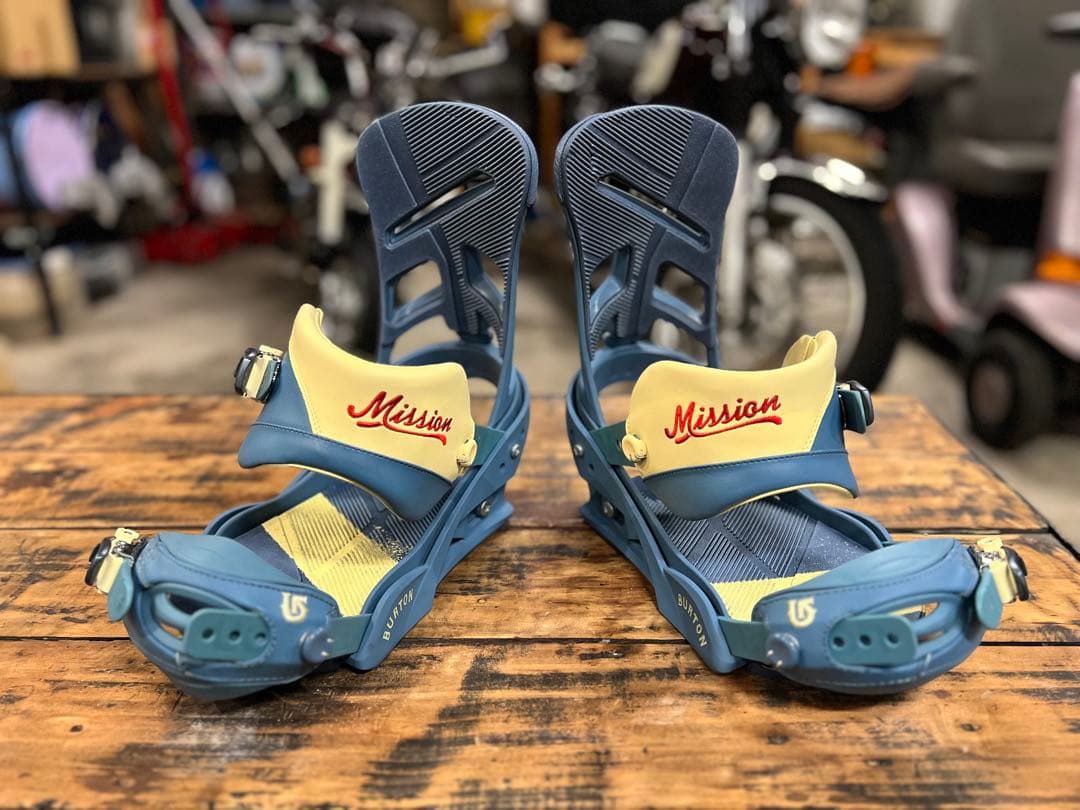 Burton Mission ムーディブルー スノーボード ビンディング M