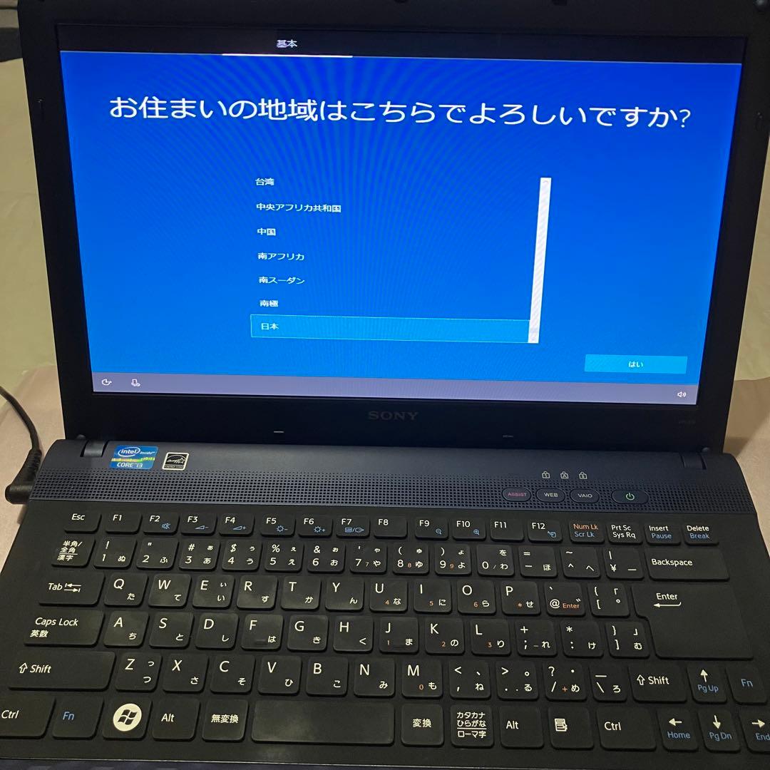 SONY VAIO ノートパソコンEシリーズ/VPCEG3AJ/Core i3