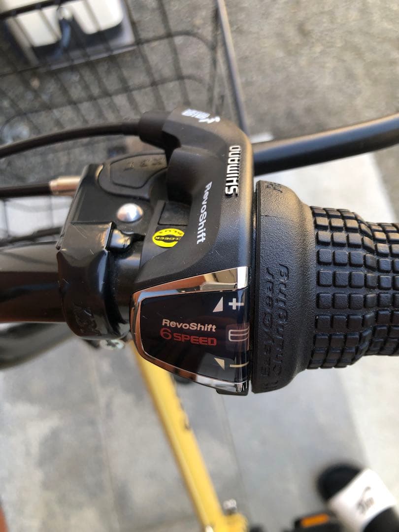 Crew 折り畳み自転車　ギア　ライト　鍵　前バスケット付き　20インチ