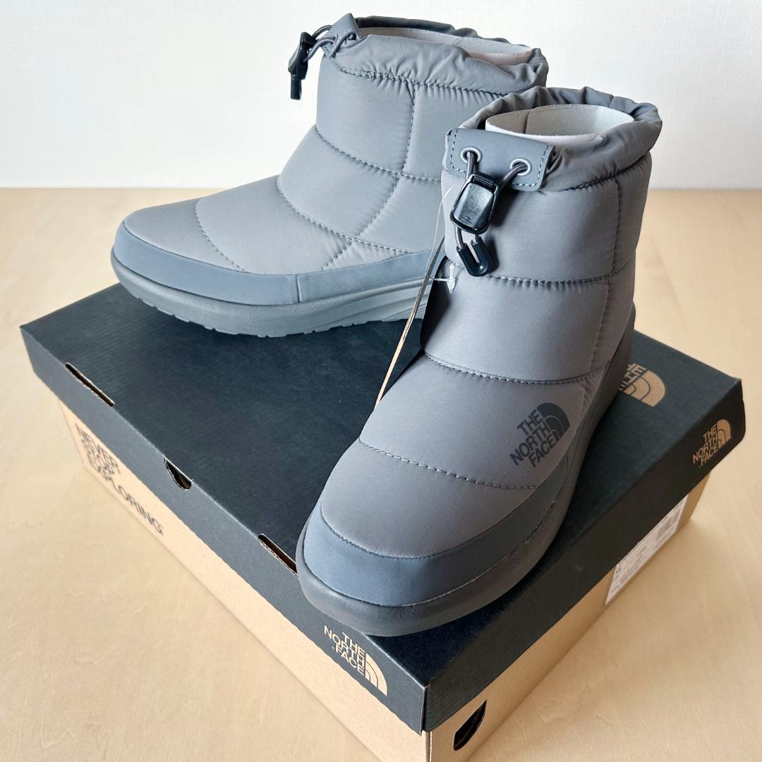 24cm ノースフェイス ヌプシ Nuptse Bootie WP VIII 灰