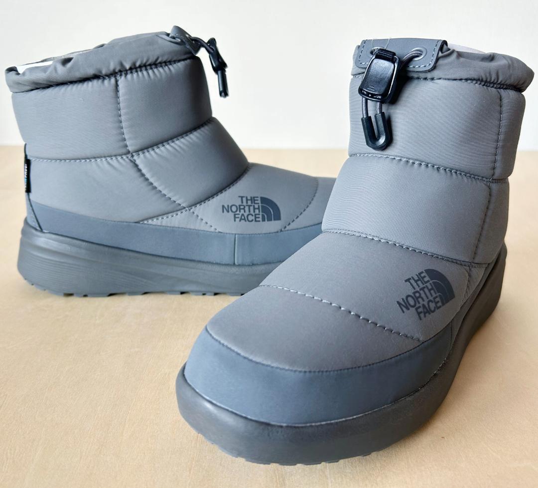24cm ノースフェイス ヌプシ Nuptse Bootie WP VIII 灰