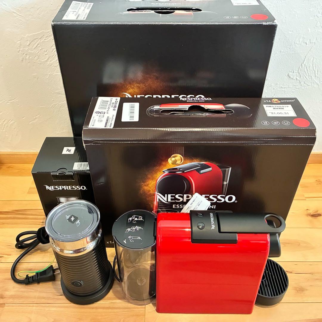 美品‼️ネスプレッソ エッセンサミニ バンドルセット D30 エアロチーノ3