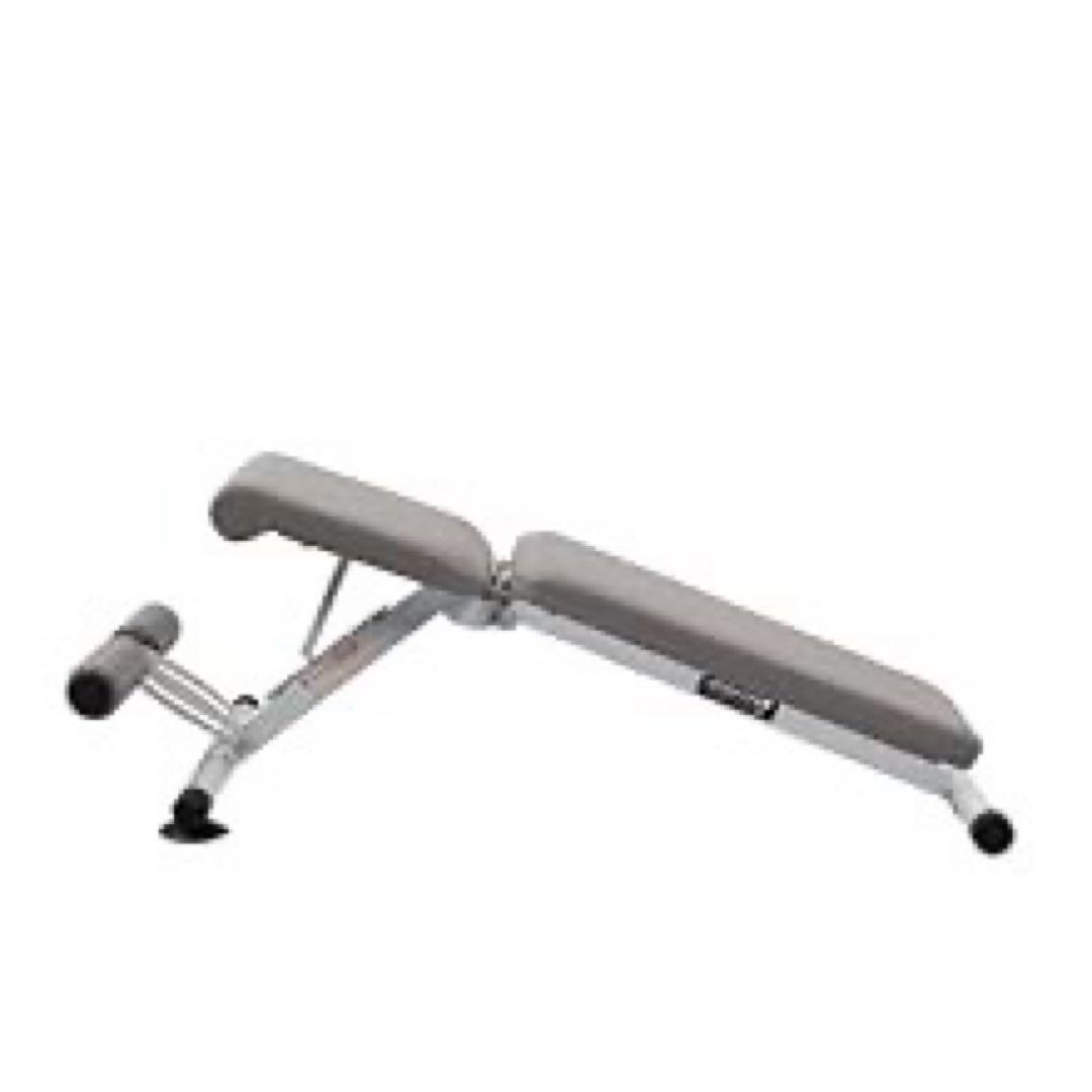 【完全未使用】1台3役 マルチ トレーニングベンチ 薄いライトグレー