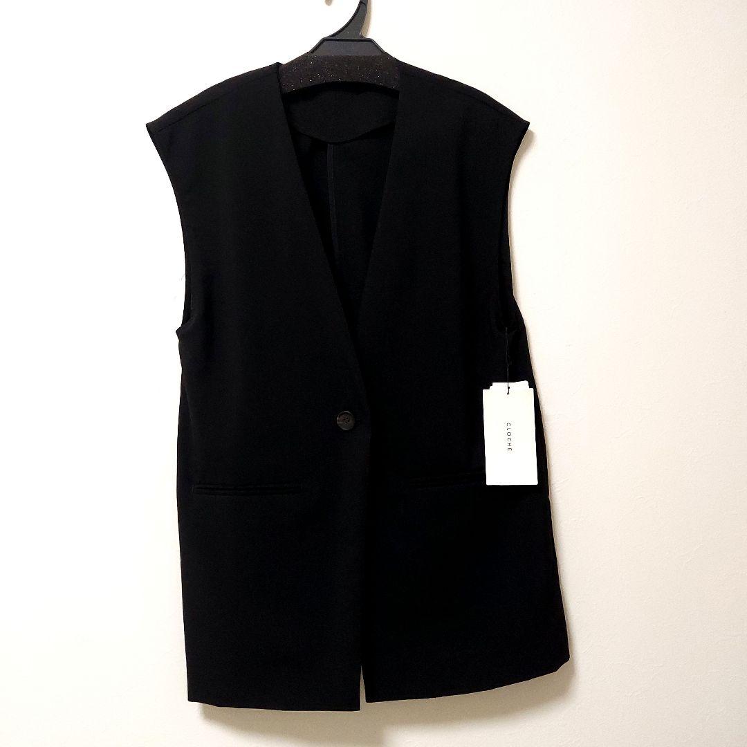 2025新品クロシェジレスーツ　セール　 ブラック