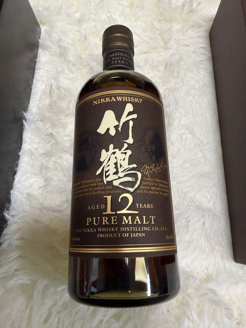 竹鶴 12年 ピュアモルトウイスキー 700ml 丸瓶