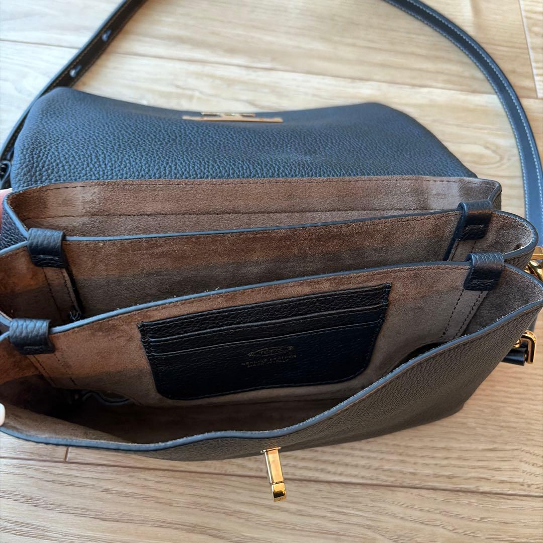 TOD’S トッズ　T タイムレス フラップ バッグ ミニ