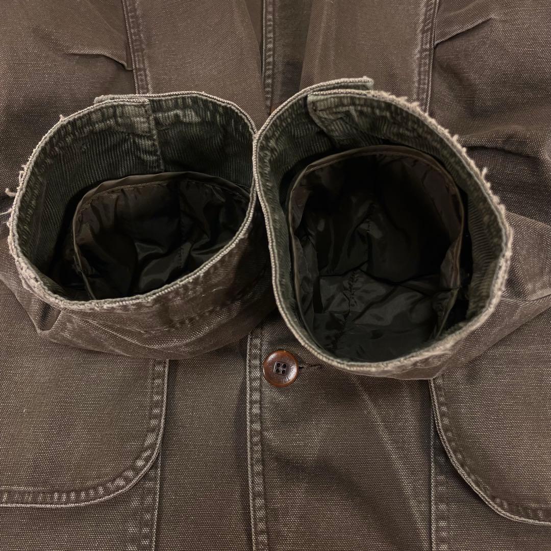 ☆いおいおみ様☆ハンティングジャケット XXL 襟コーデュロイ ブラウン