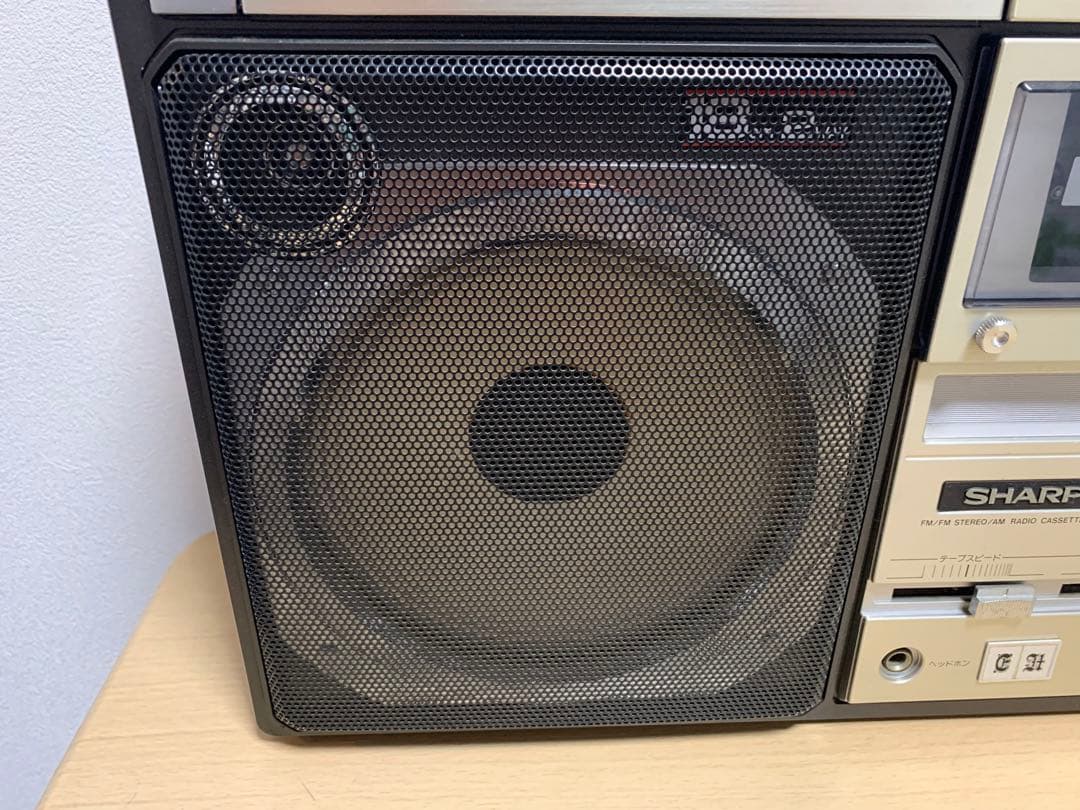 SHARP GF-505SB ラジオ付ステレオテープレコーダージャンク品