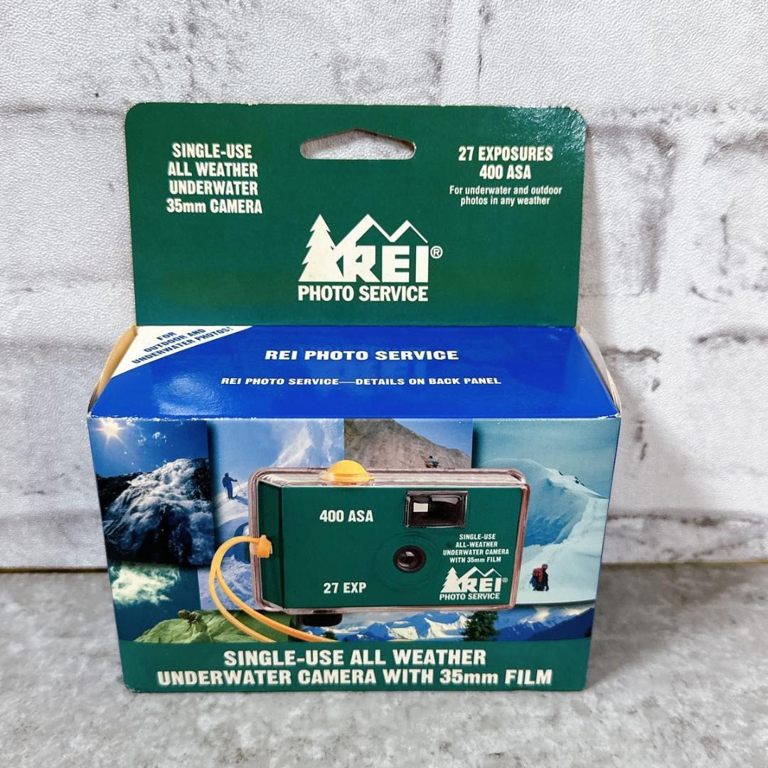 超レア　デッドストック　アールイーアイ　REI 使い捨てカメラ　防水水中カメラ