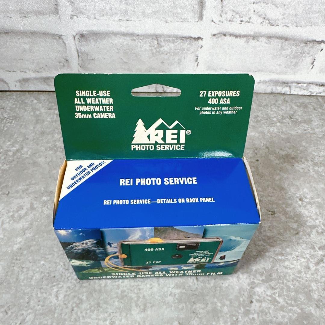 超レア　デッドストック　アールイーアイ　REI 使い捨てカメラ　防水水中カメラ