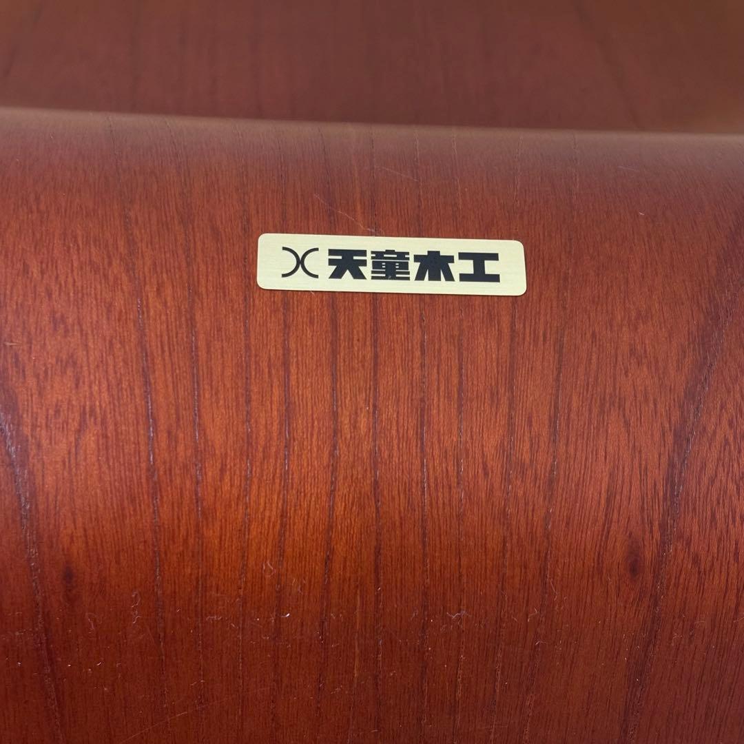 希少 天童木工 木製 曲木 座椅子 6脚セット TENDO 旧ロゴ