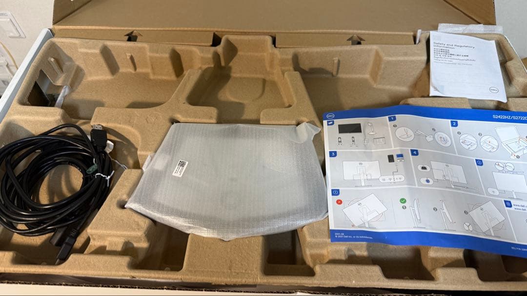 DELL27カメラ付きモニター本体S2722DZ typec