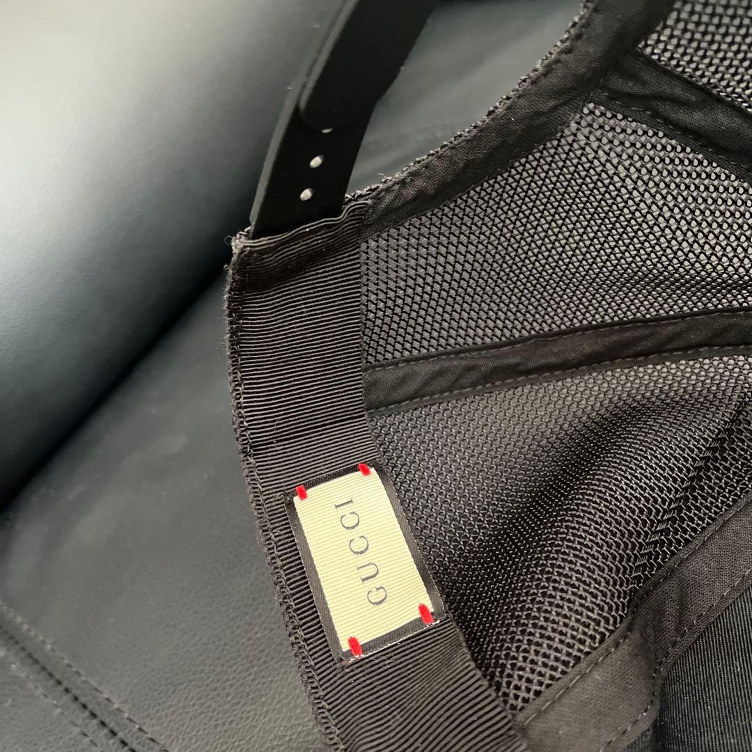 GUCCI フラワープリント ベースボールキャップ Mサイズ