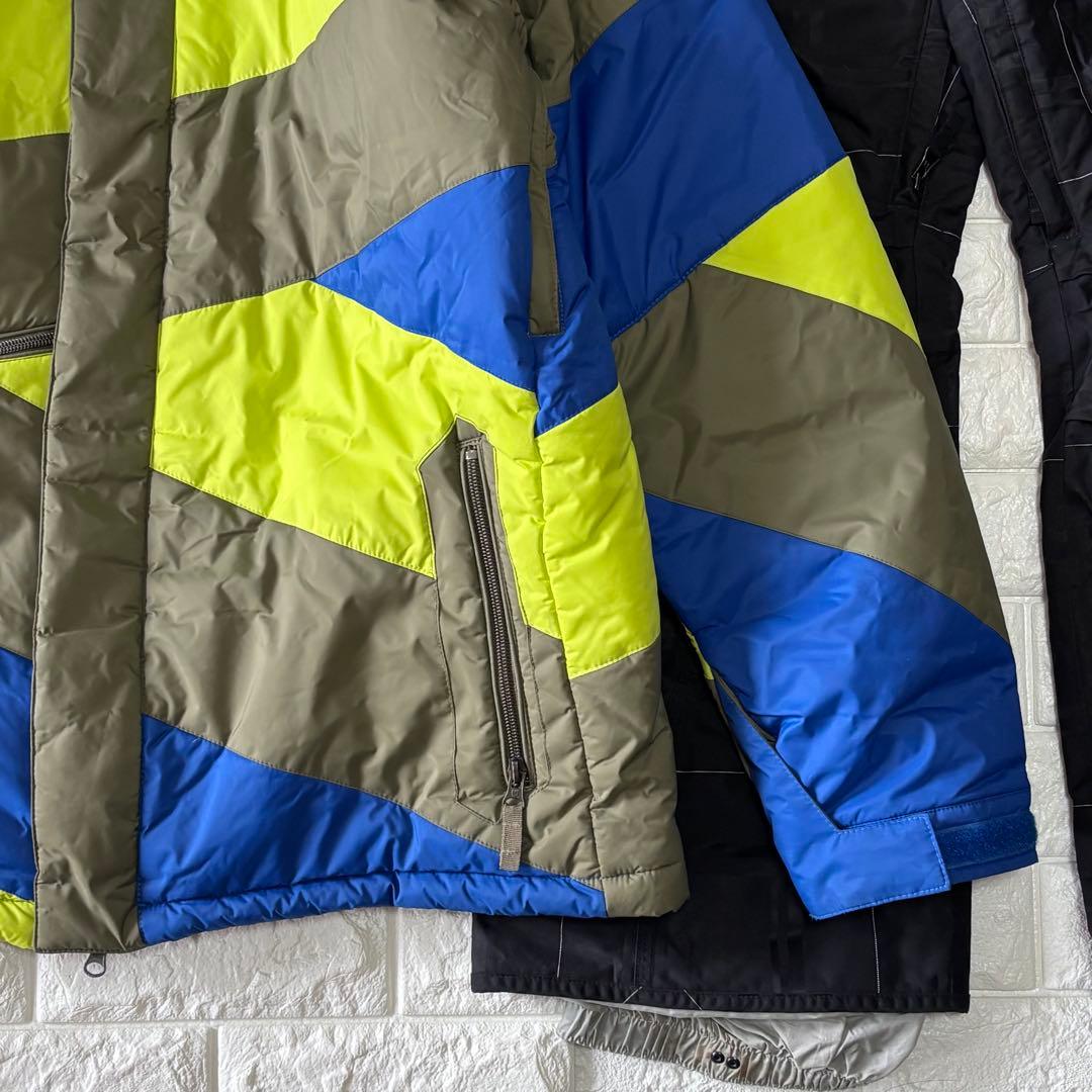 gh様 BURTON バートン スノーボードウェア メンズ 上下 ネオンカラーM