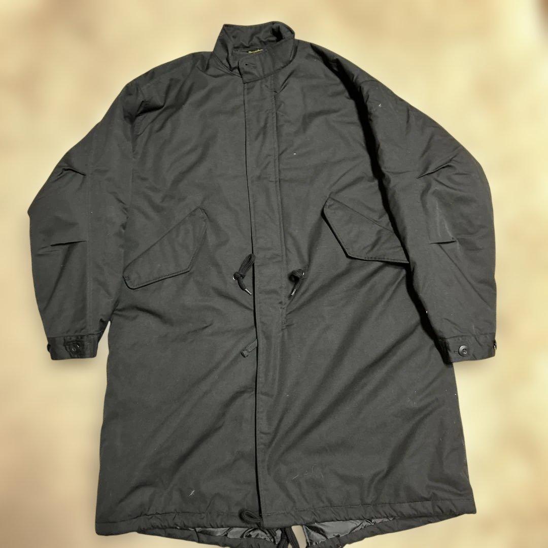 Blueworkgarment ブラック モッズコート Mミリタリーブルコ