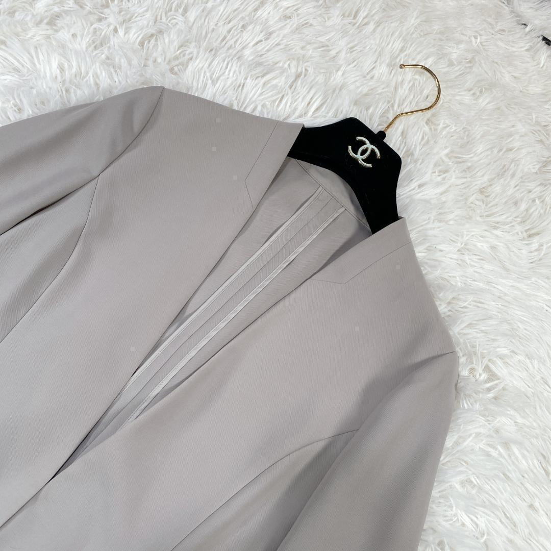 グリーンレーベルリラクシング ノーカラー スーツ レディース