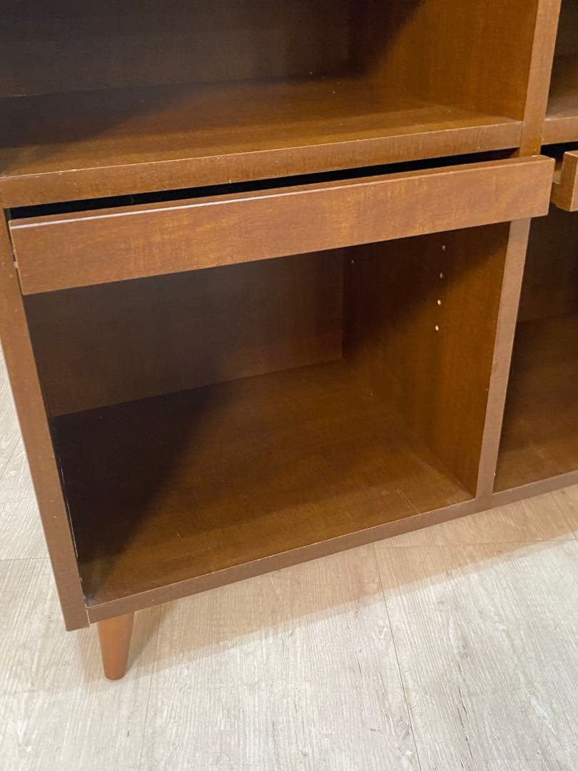 【東京都内23区配送無料】B-COMPANY ブックシェルフ　棚　チェスト　昭和