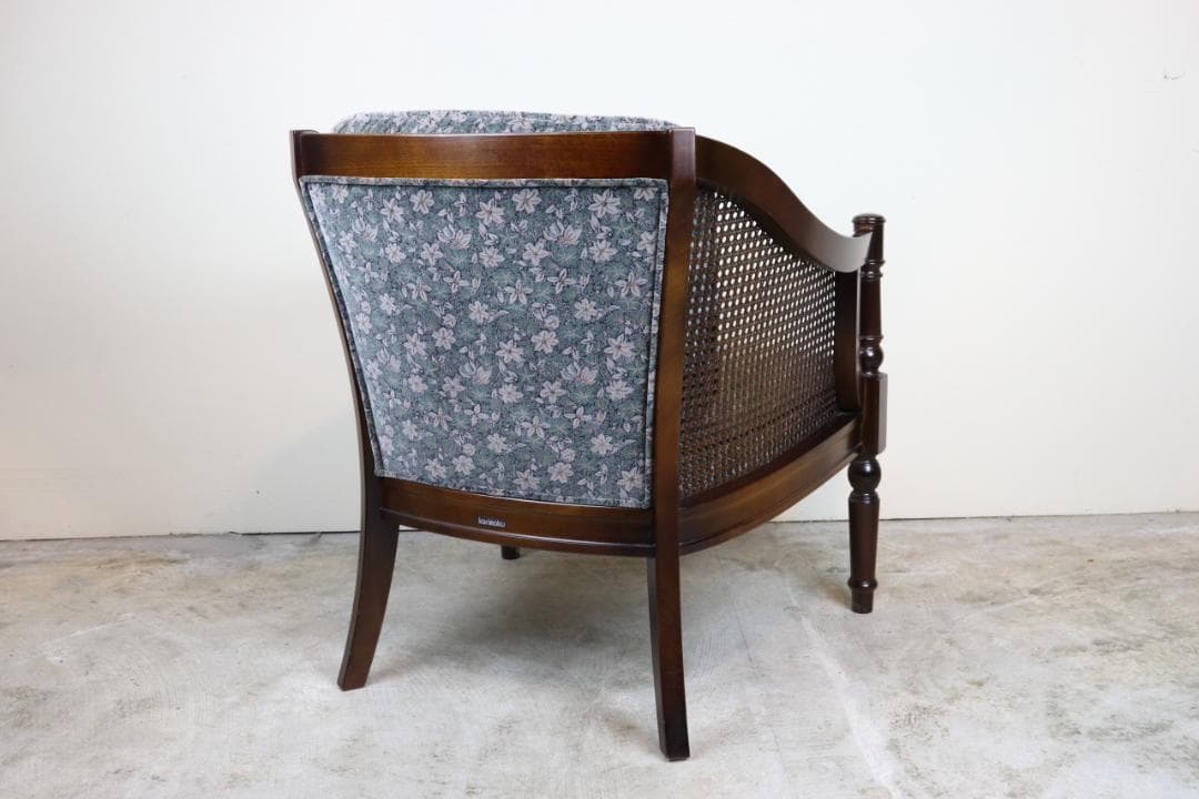 karimoku カリモク家具　コロニアル　一人用ソファ　肘掛椅子　WC55