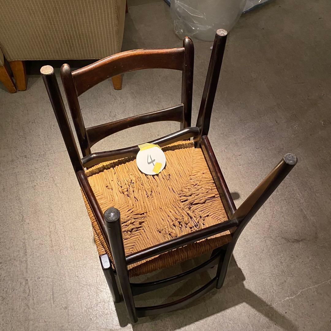 松本民芸家具　椅子　2脚　④