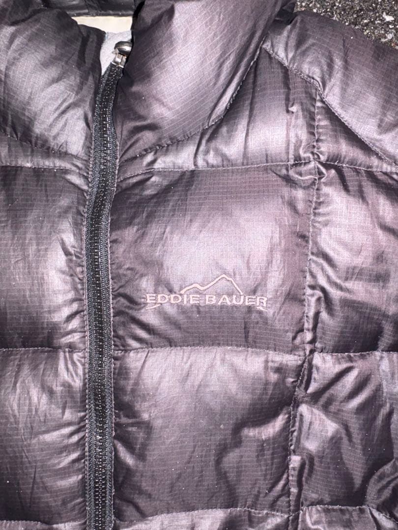 00s パッカブル Eddie Bauer キルティング ライト ダウン y2k