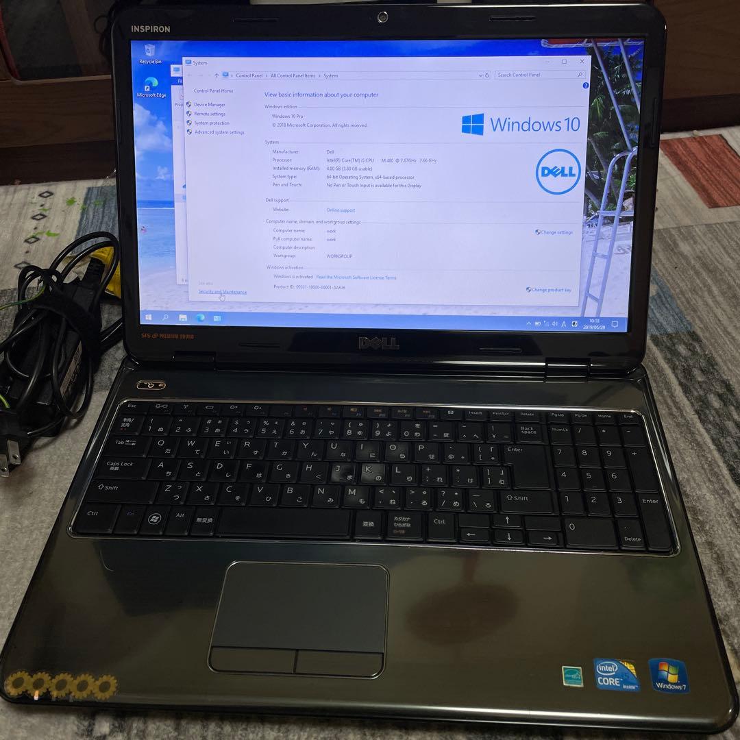 Windowsノート本体 DELL N5010 Windows 10