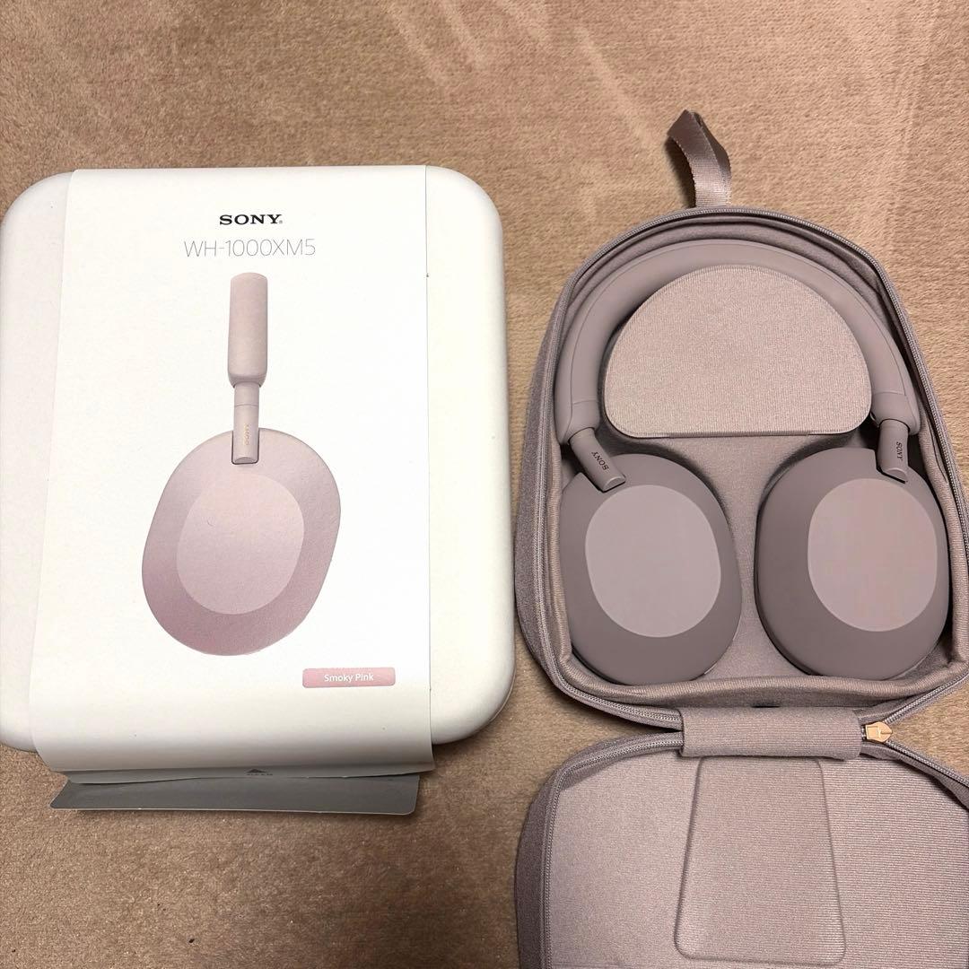 SONY WH-1000XM5 ワイヤレスヘッドホン　スモーキーピンク