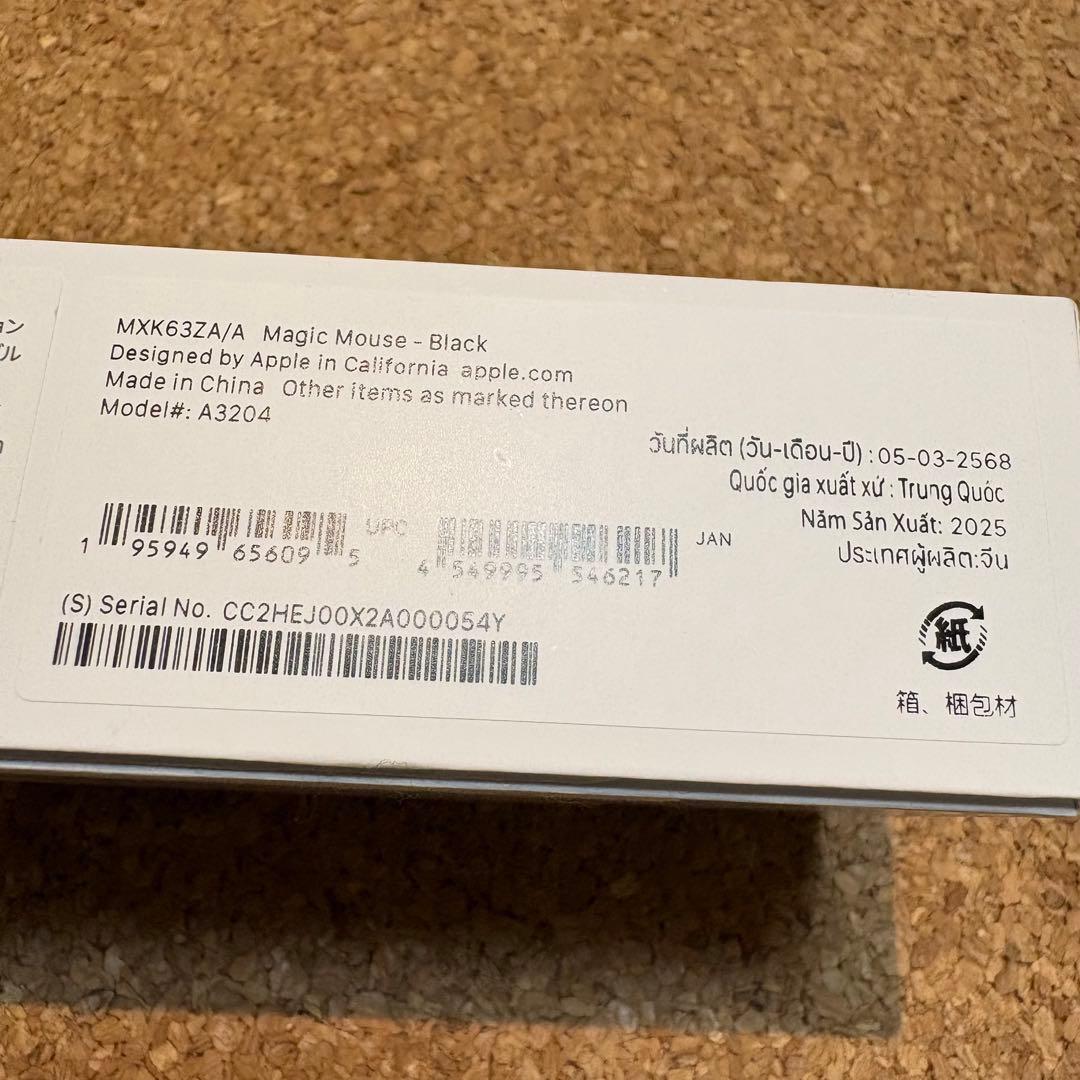 【美品】Apple Magic Mouse (USB-C) ブラック A3204