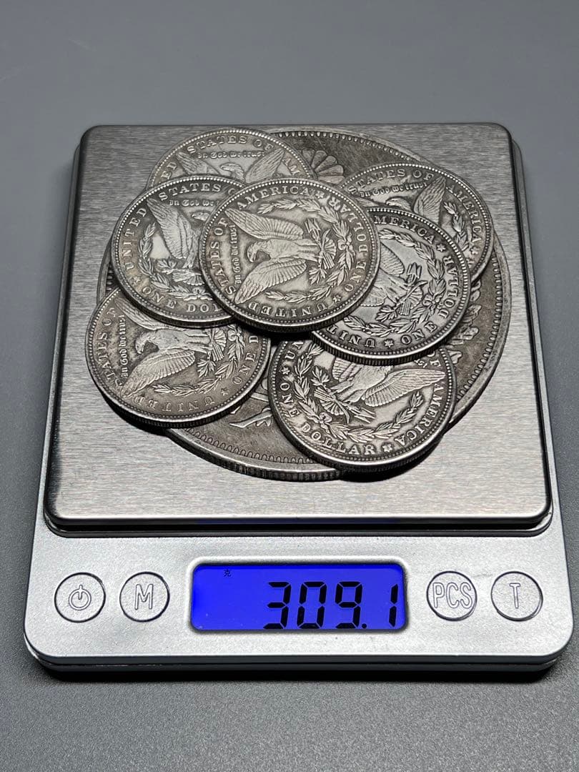 まとめて　アメリカ古錢　モルガン　銀貨　8枚セット　日本古錢　　レア