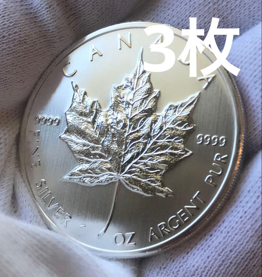 カナダ 9999純銀 1オンス 5ドル 2011年 メープルリーフ銀貨