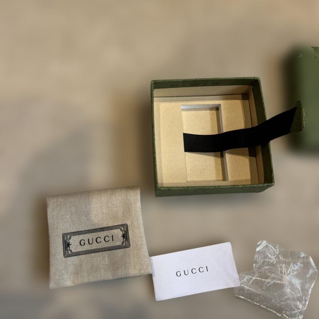 GUCCIシルバー調 花 リング ピアス(両耳用)