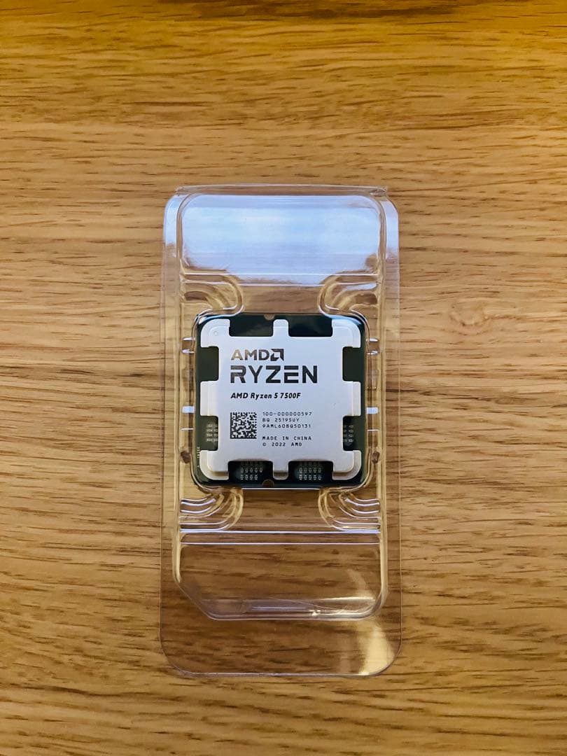 新品　AMD Ryzen 5 7500F 動作保証