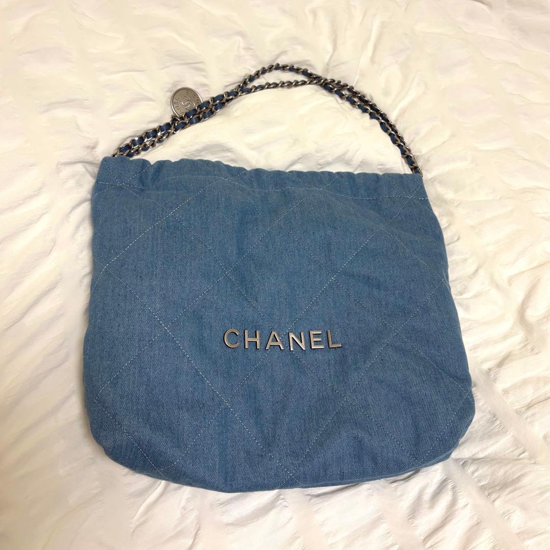 CHANEL22 シルバー金具　ノベルティバッグ