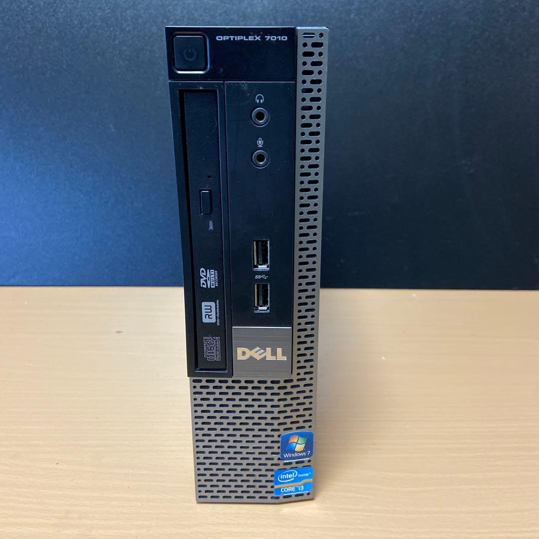 【中古】Dell OptiPlex 7010 ミニPC　WIN10Pro