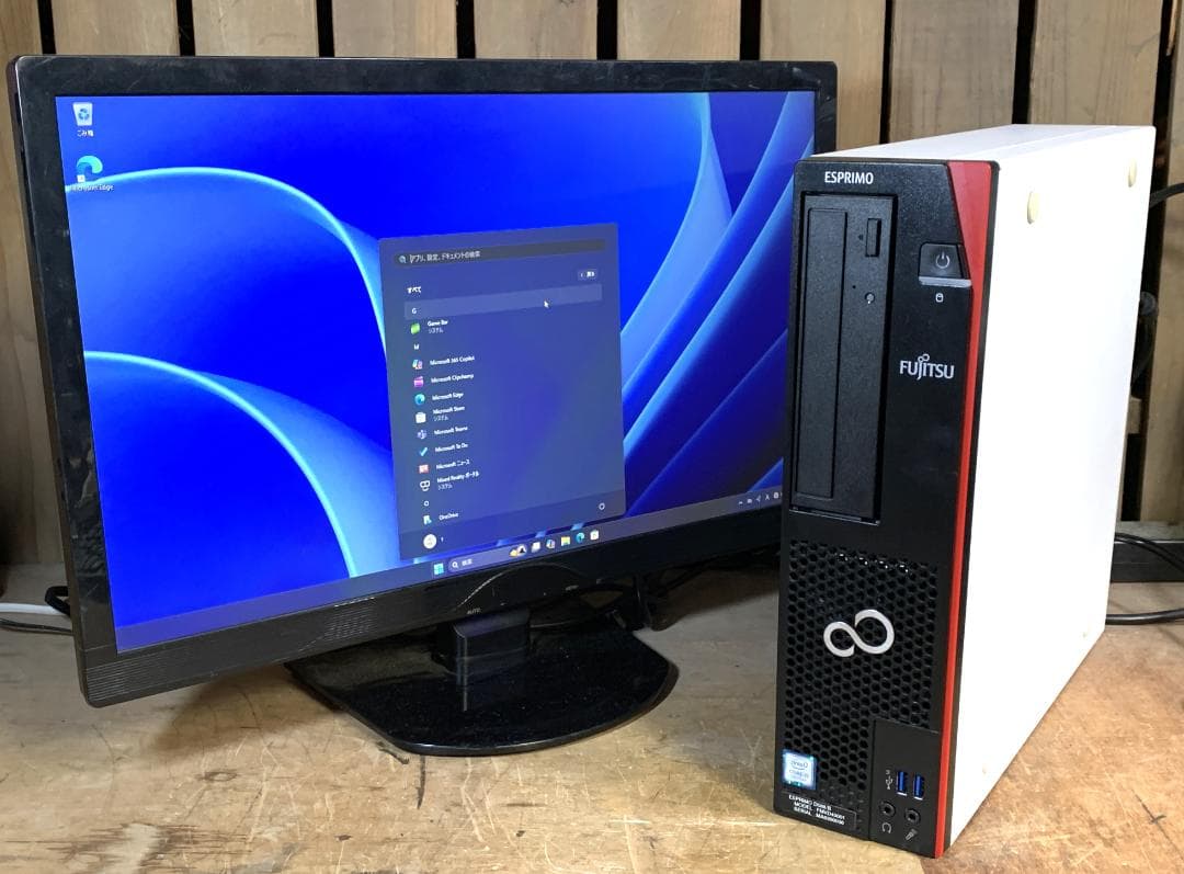 富士通 M.2 SSD＋2.0TB Win11 Pro i5-9500 16GB