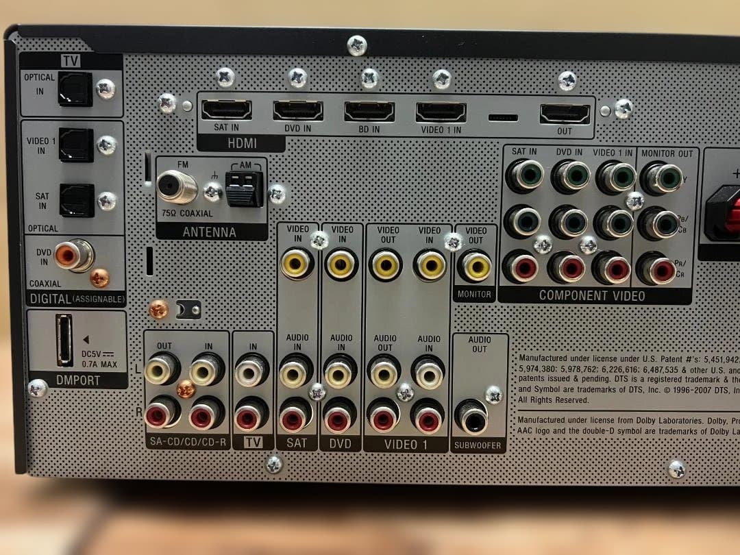 アンプ SONY MULTI CHANNEL AV RECEIVER STR-DG820