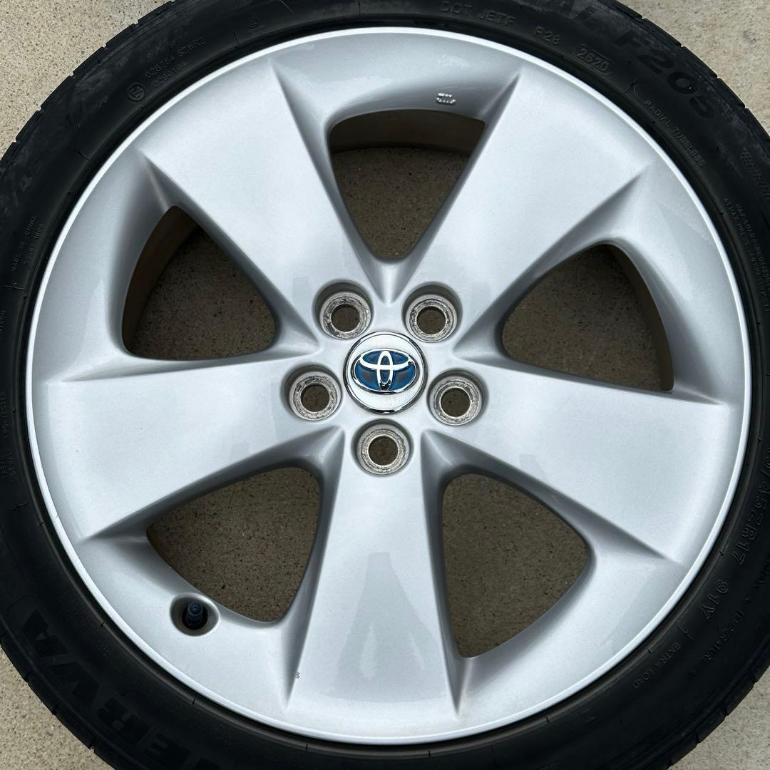 トヨタ 30プリウス Sツーリング 純正タイヤホイールセット 17インチ