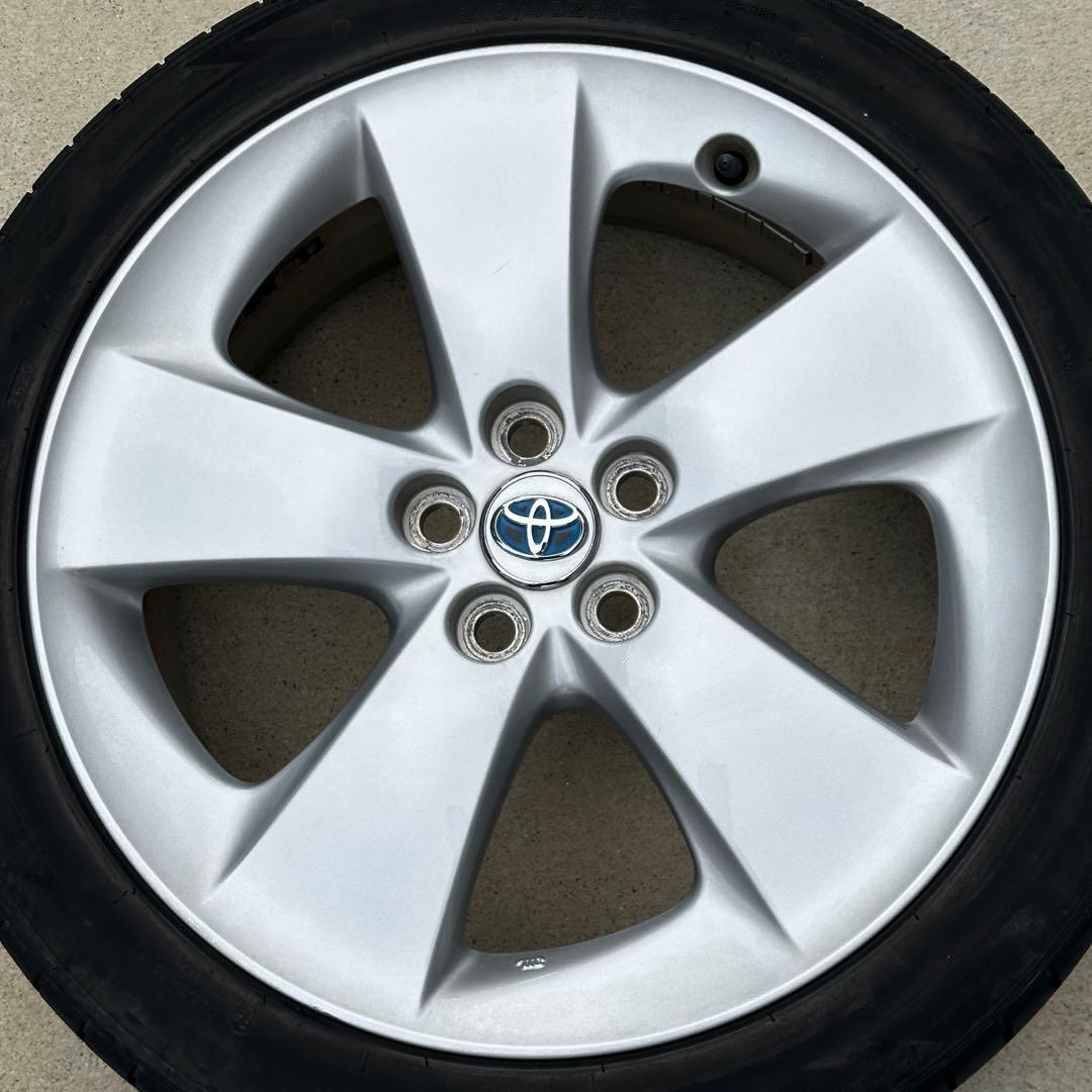 トヨタ 30プリウス Sツーリング 純正タイヤホイールセット 17インチ